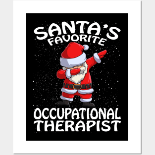 Santas Favorite Occupational Therapist Christmas Posters and Art
